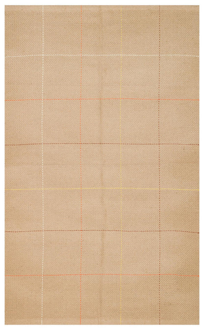 Eko Halı DELHİ DLH 01 Çok Renkli Jüt ve Pamuk ile Üretilen Çift Taraflı Modern Kilim