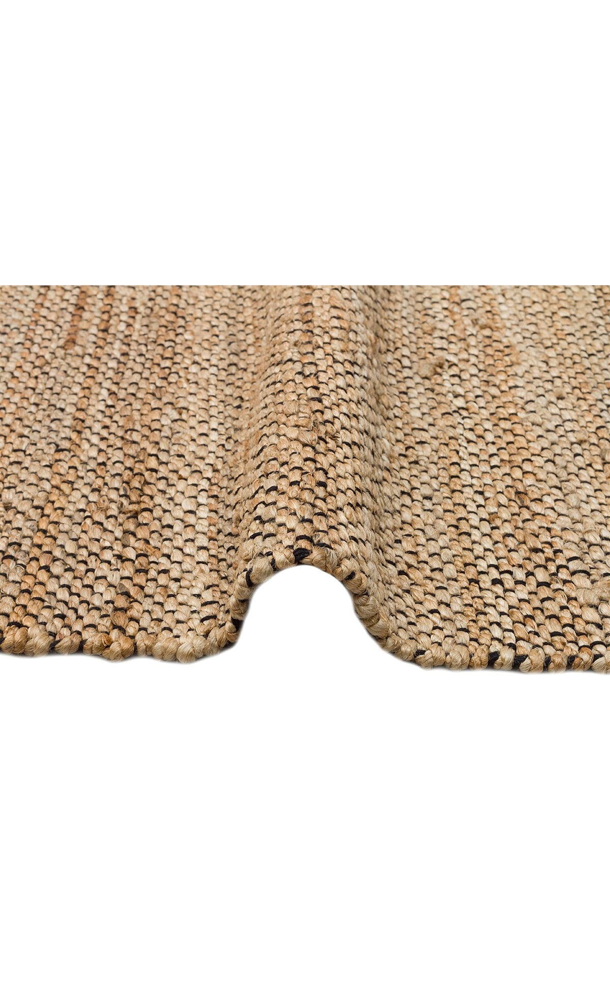 ECHO ECH 07 Naturel Siyah halı - Jüt malzemeden üretilmiş