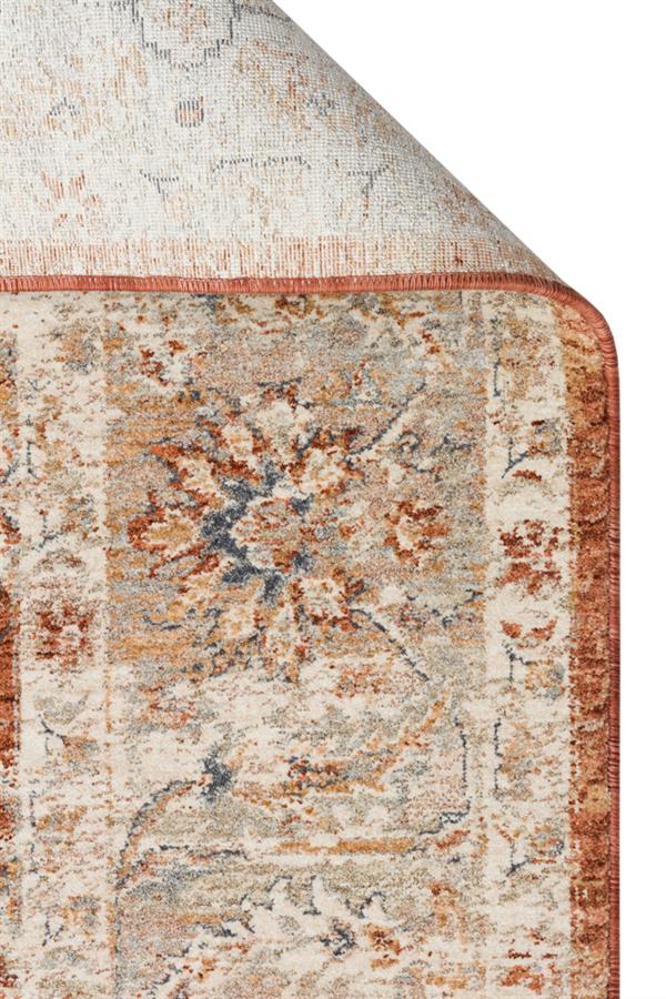 EFES 05 Terracotta halı - Polyester malzemeden üretilmiş (görünüm 6)