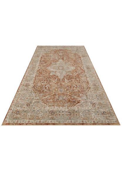 EFES 05 Terracotta halı - Saçak kenar bitimli (görünüm 7)