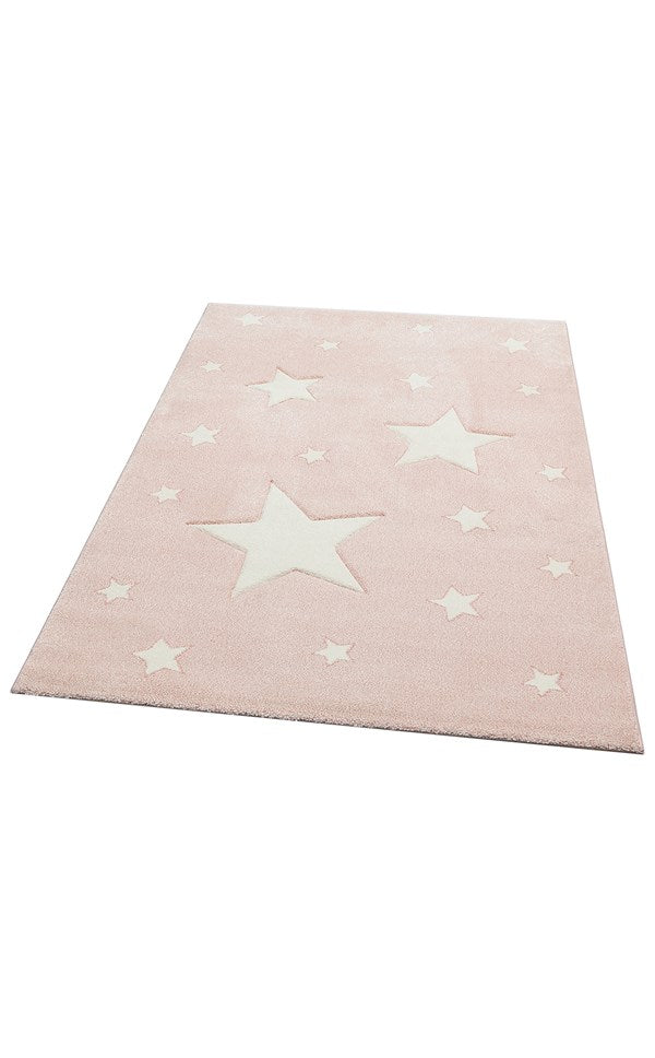 EKO KIDS KDS 12 Pembe halı - 120x180, 160x230 ölçü seçenekleri