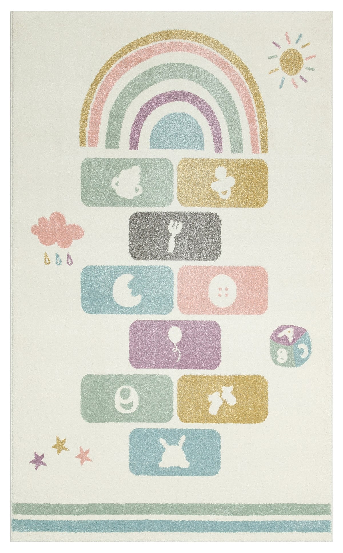 Eko Halı EKO KIDS KDS 25 Pastel Hav Toz Vermez Çocuk Halısı