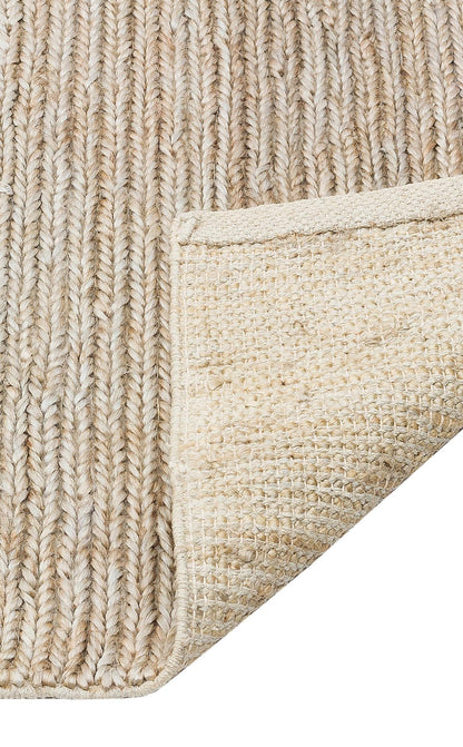 FINE CHOTI FINE Koyu Naturel halı - Katlama kenar bitimli