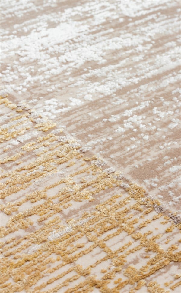 FRESCO DYED FSD 02 Bej Altın halı - 80x150, 160x230, 120x180 ölçü seçenekleri
