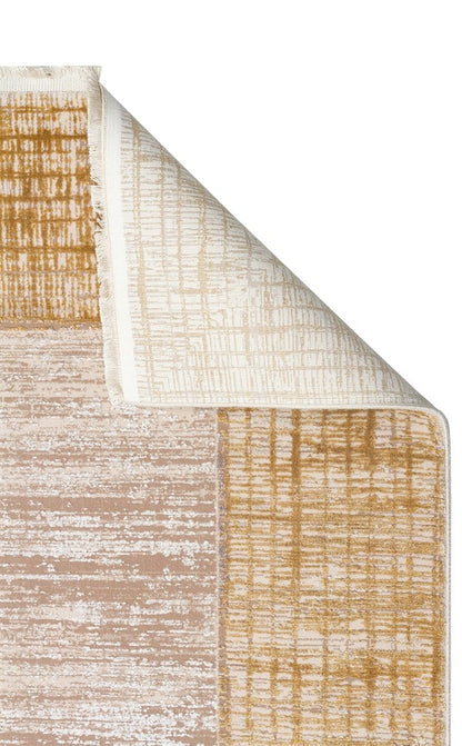 FRESCO DYED FSD 02 Bej Altın halı - 8 mm hav yüksekliği