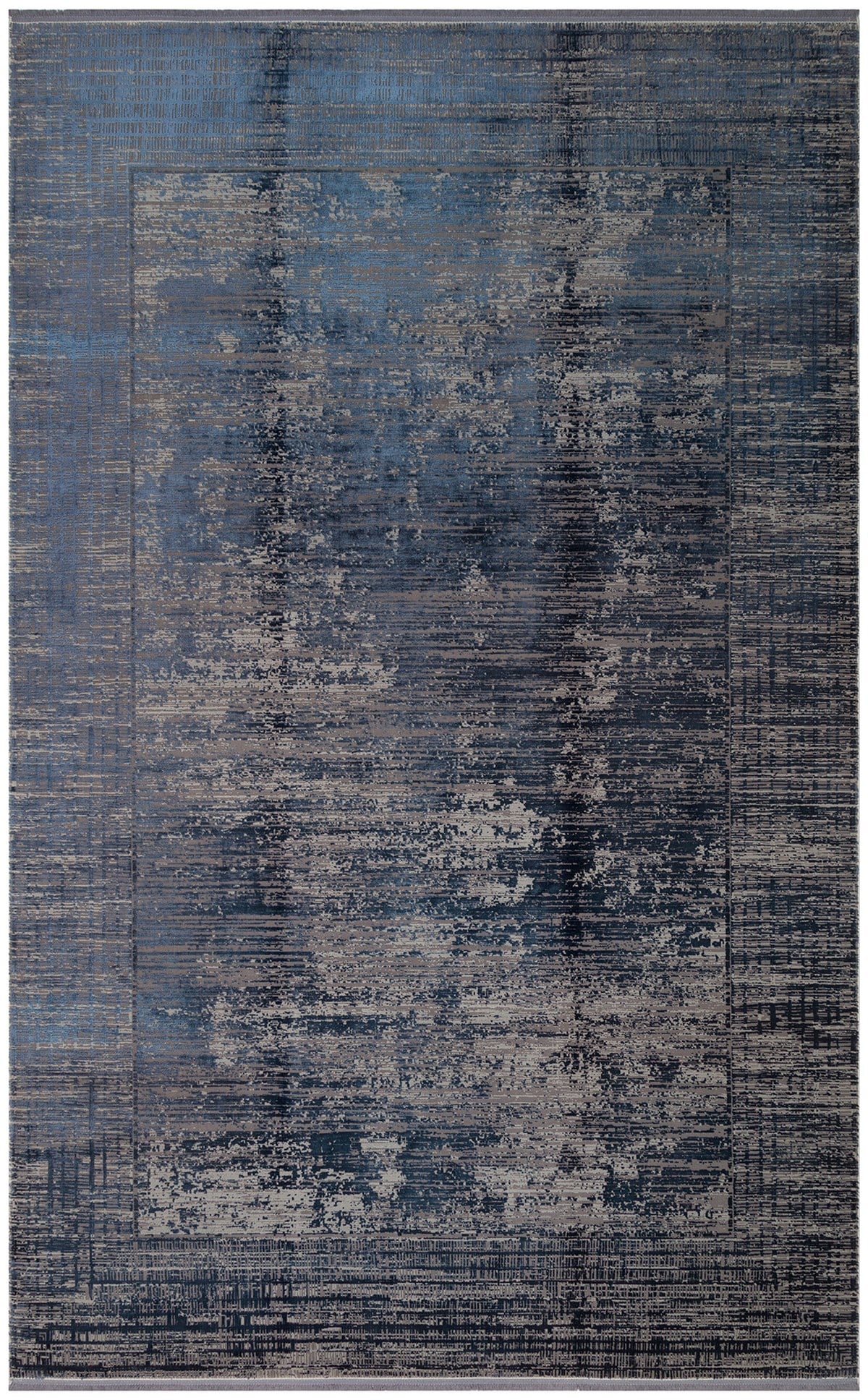 Eko Halı FRESCO DYED FSD 02 Lacivert Overdyed Yüksek Alçak Dokulu Özel Işıltılı Yüksek Kaliteli Sık Dokuma Modern Salon Halısı
