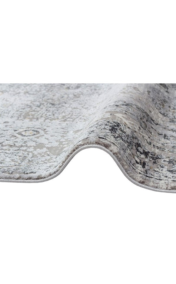 FRESCO FS 09 Krem Gri halı - Viskon ve Akrilik malzemeden üretilmiş