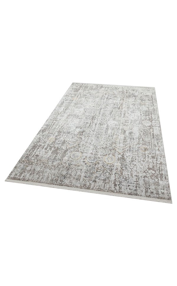 FRESCO FS 09 Krem Gri halı - 120x180 ölçü seçenekleri