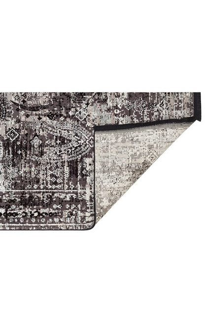 FRESCO FS 09 Siyah halı - Saçak kenar bitimli