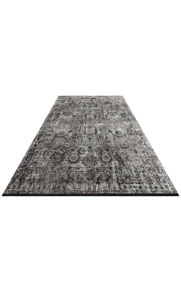 FRESCO FS 09 Siyah halı - 80x150 ölçü seçenekleri