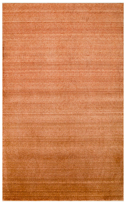 Eko Halı GESSI GES PLAIN TERRACOTTA Özel Hav Vermeyen ve Kolay Temizlenebilir Tencel Kullanılarak El Emeği ile Özel Tezgahlarda Üretilen Modern Kara Tezgah Halısı