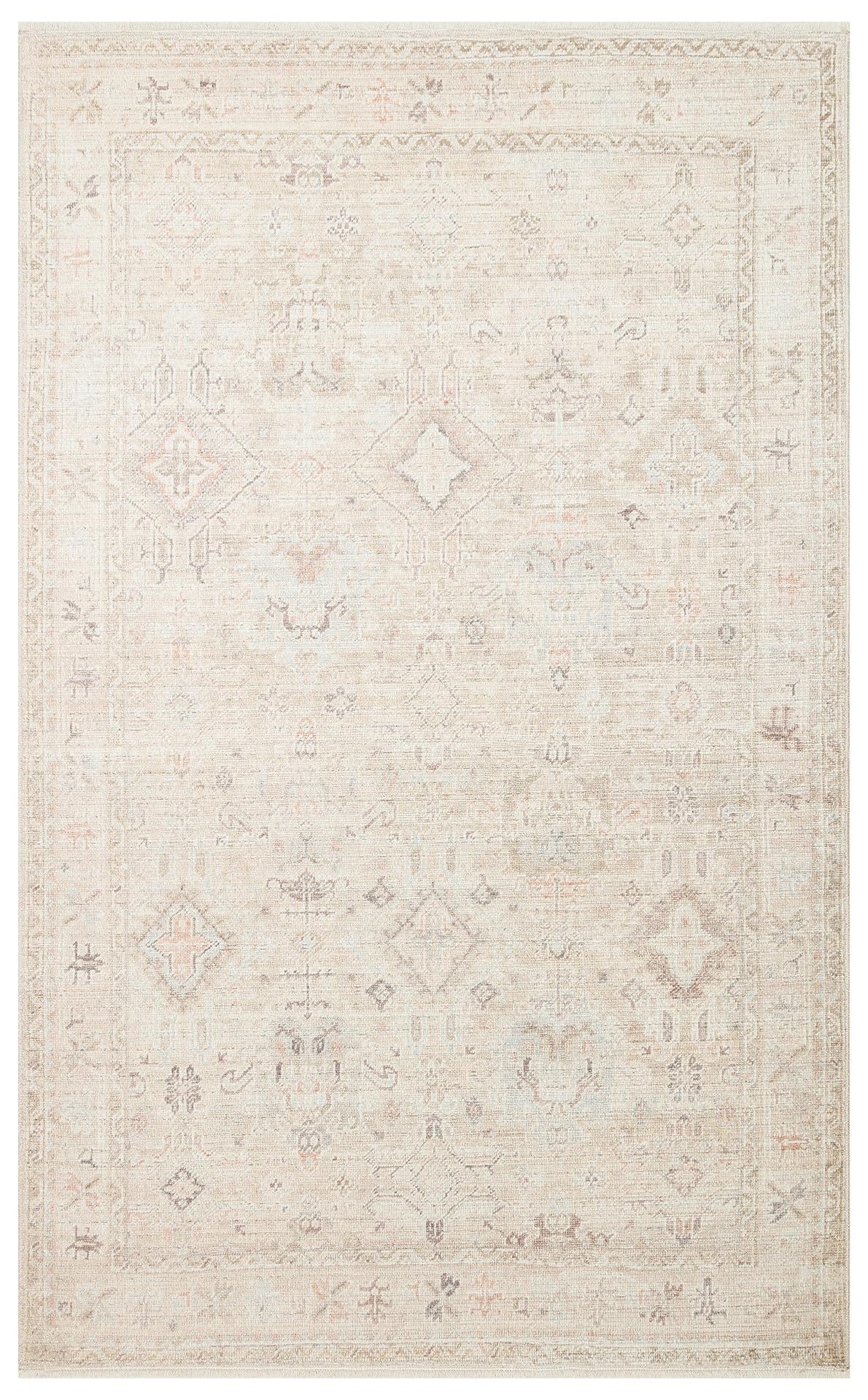 Eko Halı GRACE GRC 03 Bej Pastel Tonlara Sahip Vintage Desenli Şık Halı