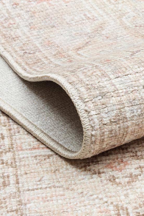 GRACE GRC 03 Bej halı - Polyester malzemeden üretilmiş