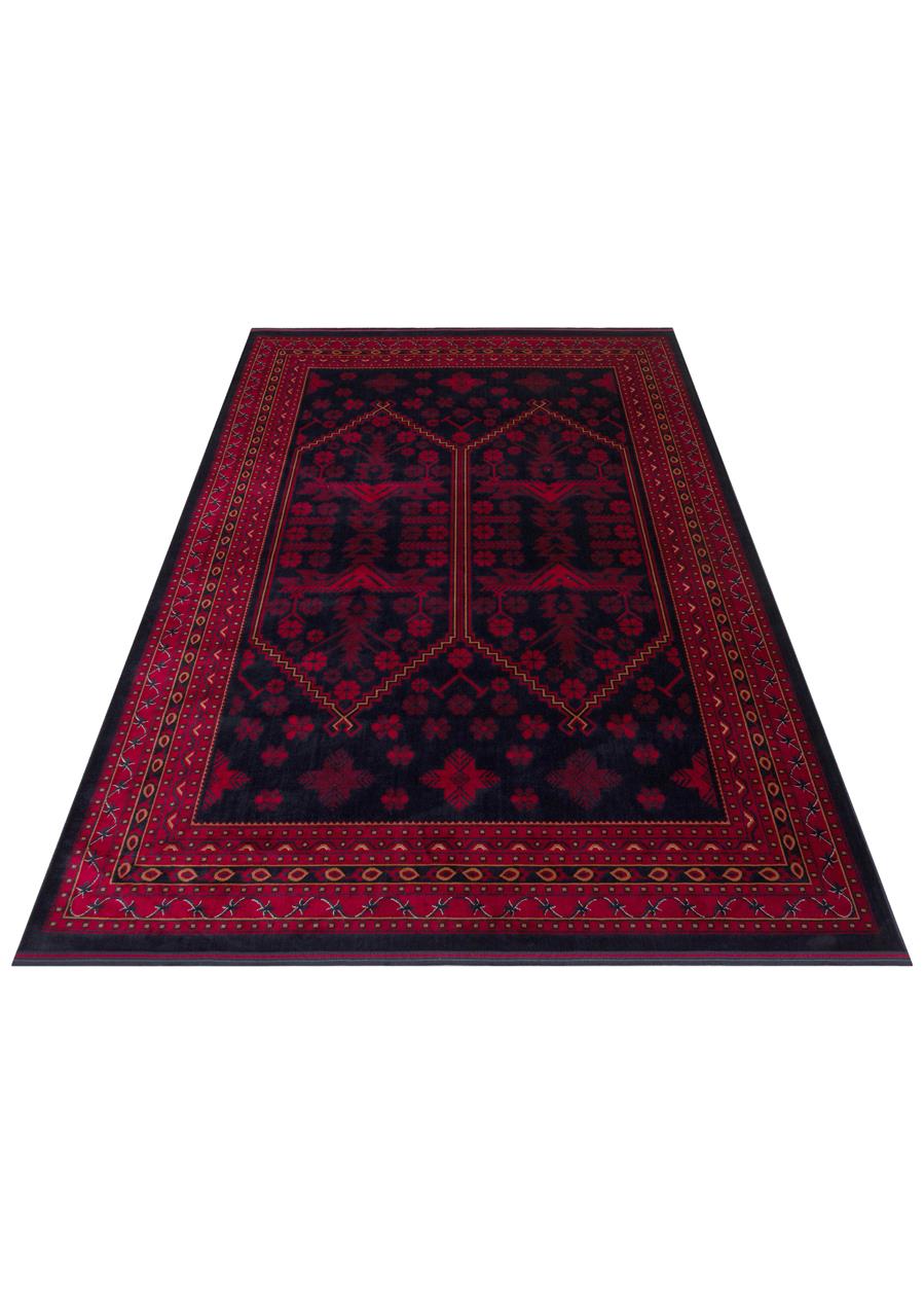 HERAT HER 01 Lacivert halı - Saçak kenar bitimli (görünüm 7)