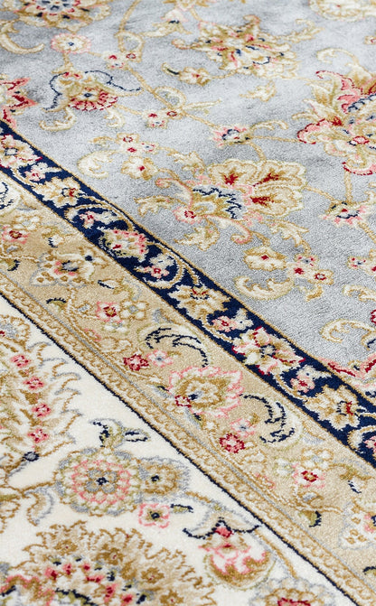 ISFAHAN ISF 03 Gri Krem halı - 200x300, 300x400, 160x230, 240x340 ölçü seçenekleri
