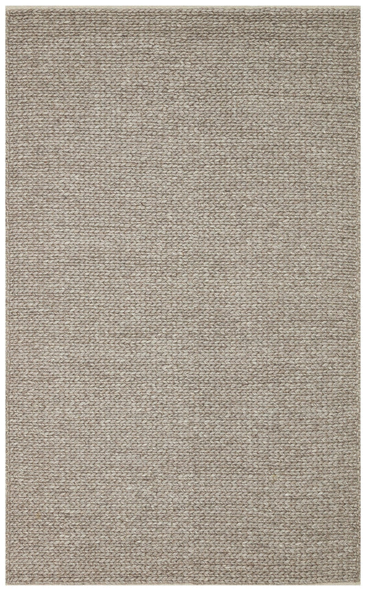 Eko Halı JADE BASKETWEAVE Kahverengi Naturel Kazak Örgü Desenli El Dokuma Örgü Halı