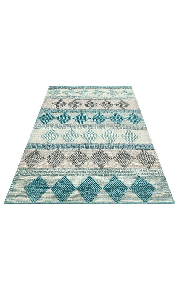 JADE JD 01 Mavi halı - 170x240, 80x150, 130x190 ölçü seçenekleri