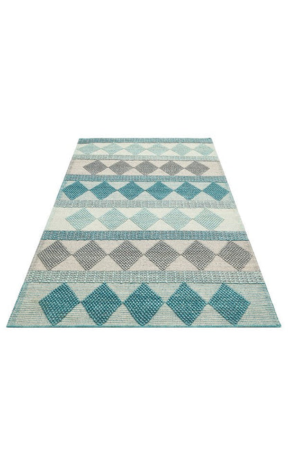 JADE JD 01 Mavi halı - 170x240, 80x150, 130x190 ölçü seçenekleri