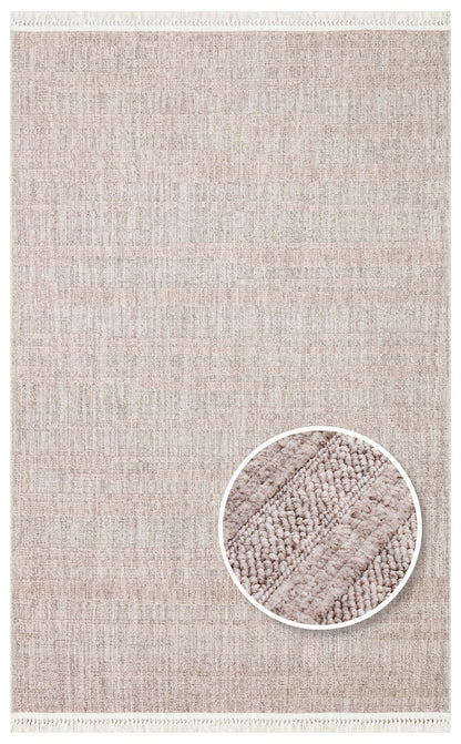 Eko Halı JOY 01 Gri Hav Toz Vermeyen Yumuşak dokulu Modern Makine Halısı