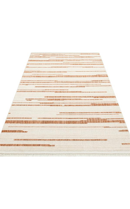 JOY 01 Terracotta halı - Polyester malzemeden üretilmiş (görünüm 6)