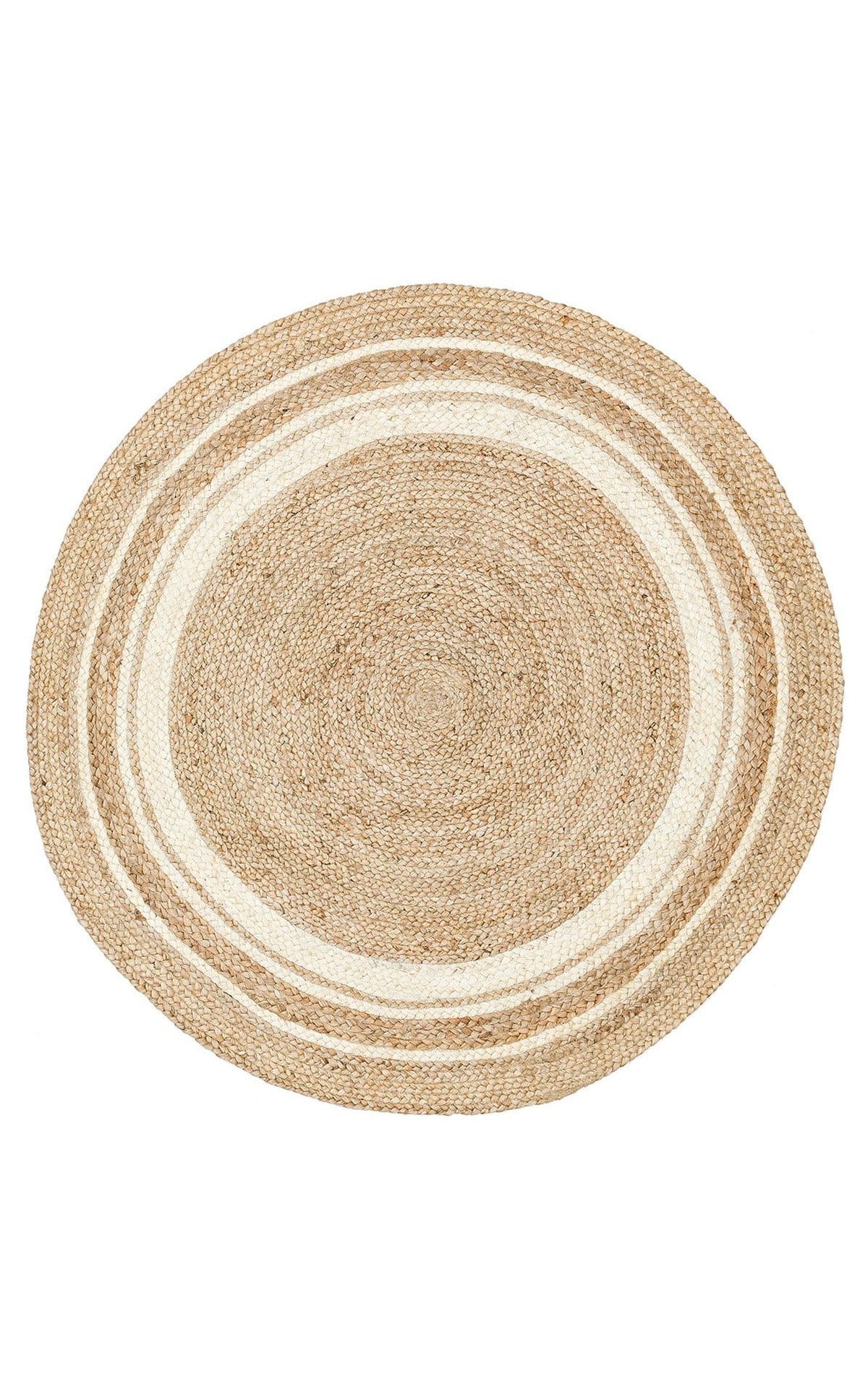 Eko Halı JUNO ECH 01R Naturel Beyaz El Dokuma Naturel Jüt Hasır Halı