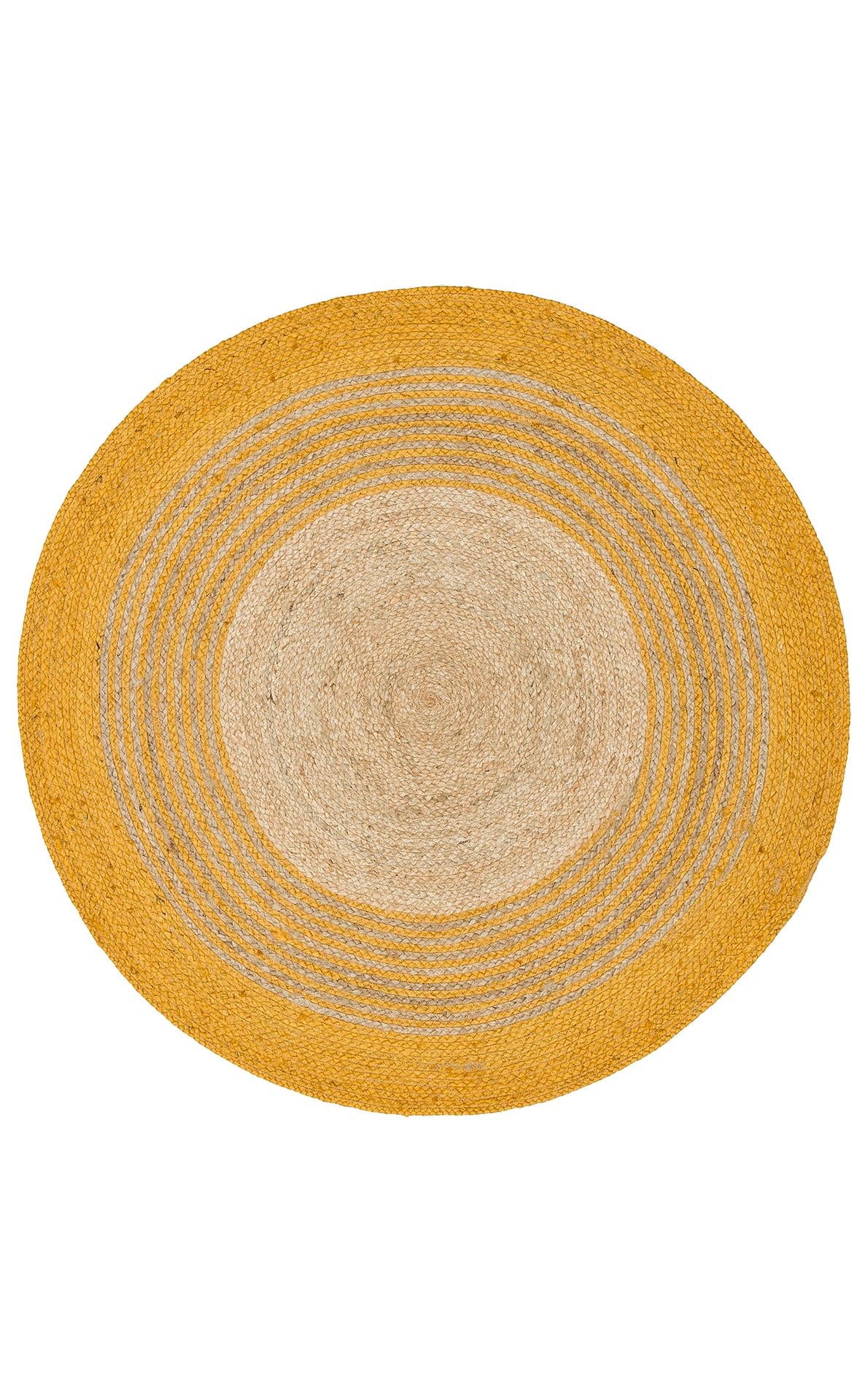 Eko Halı JUNO ECH 14R Naturel Gri El Dokuma Naturel Jüt Hasır Halı