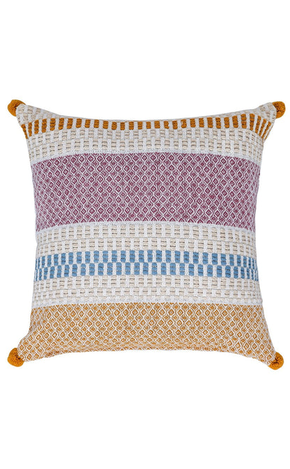 Eko Halı KIRLENT KRL 04 Çok Renkli Etnik Desenlere Sahip Renkli ve Şık Kırlentler 43x43 cm