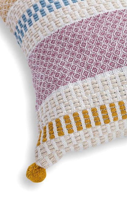 KIRLENT KRL 04 Çok Renkli halı - Geri Dönüştürülmüş Pamuk ve Polyester malzemeden üretilmiş (görünüm 4)