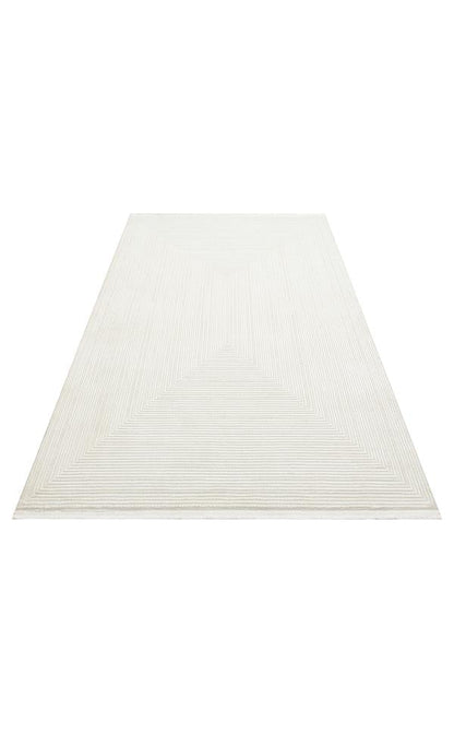 LAGOS XW LGS 22 Krem Gri halı - 80x300, 120x180, 200x290, 80x150 ölçü seçenekleri (görünüm 8)