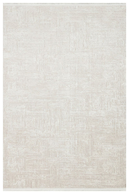 Eko Halı LAGOS XW LGS 24 Krem Bej Hav Toz Vermez Eskitme Desenli Modern Makine Halısı
