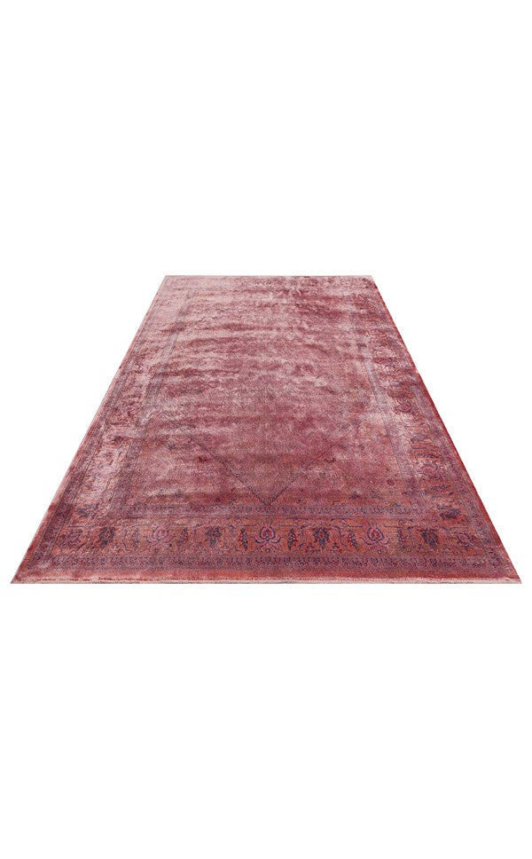 LAHOR LHR 02 Fuschia halı - Polyester malzemeden üretilmiş (görünüm 6)