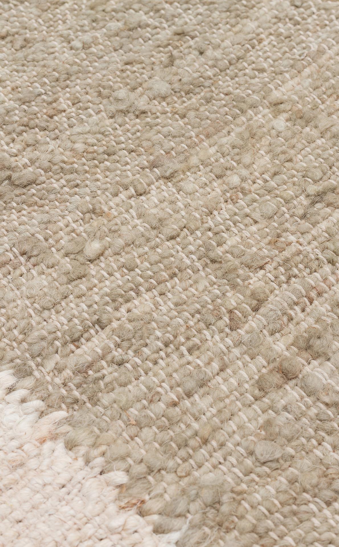 LHASA LHS 01 Nane Yeşili Krem halı - 80x300, 200x300, 120x180, 170x240 ölçü seçenekleri