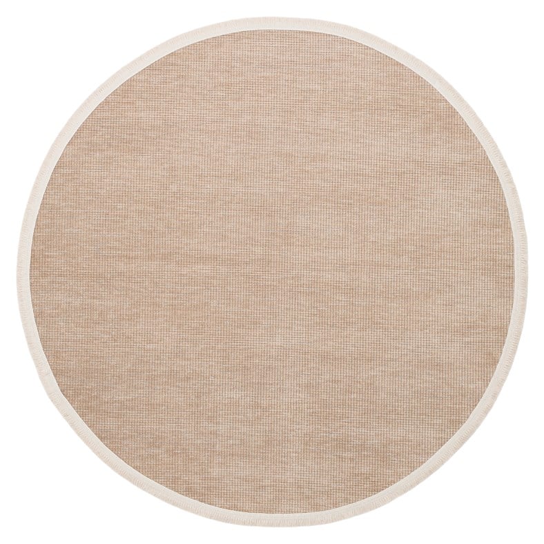 Eko Halı LIZA KILIM LIZ 01 Vizon Hav Toz Vermez Kaymaz Tabanlı Yıkanabilir Düz Renk Kilim