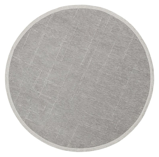 Eko Halı LIZA KILIM LIZ 02 Gri Hav Toz Vermez Kaymaz Tabanlı Yıkanabilir Düz Renk Kilim
