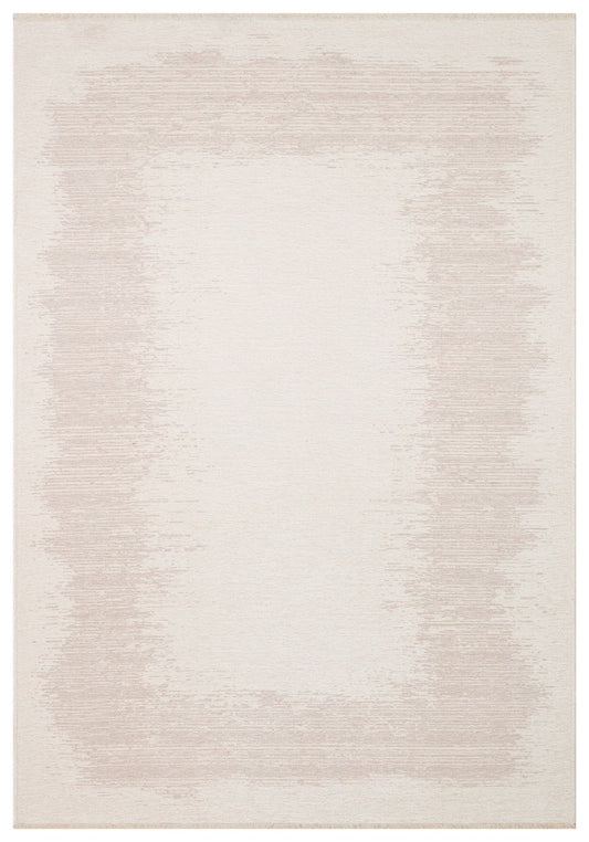 Eko Halı LIZA KILIM XW LIZ 04 Beyaz Hav Toz Vermez Kaymaz Tabanlı Yıkanabilir Düz Renk Kilim