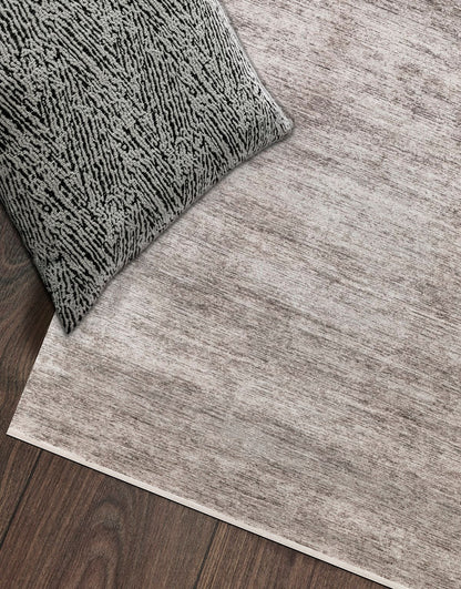 LUGANO LUG PLAIN Koyu Gri halı - Viskon ve Polyester malzemeden üretilmiş (görünüm 6)