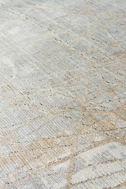 MAHAL MHL 09 Gri Altın halı - 80x150, 133x190, 200x300, 240x320 ölçü seçenekleri