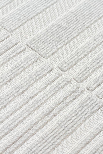 MONO LOOP MNO LOOP 01 Gri halı - 100x200, 100x300, 120x180, 160x230 ölçü seçenekleri