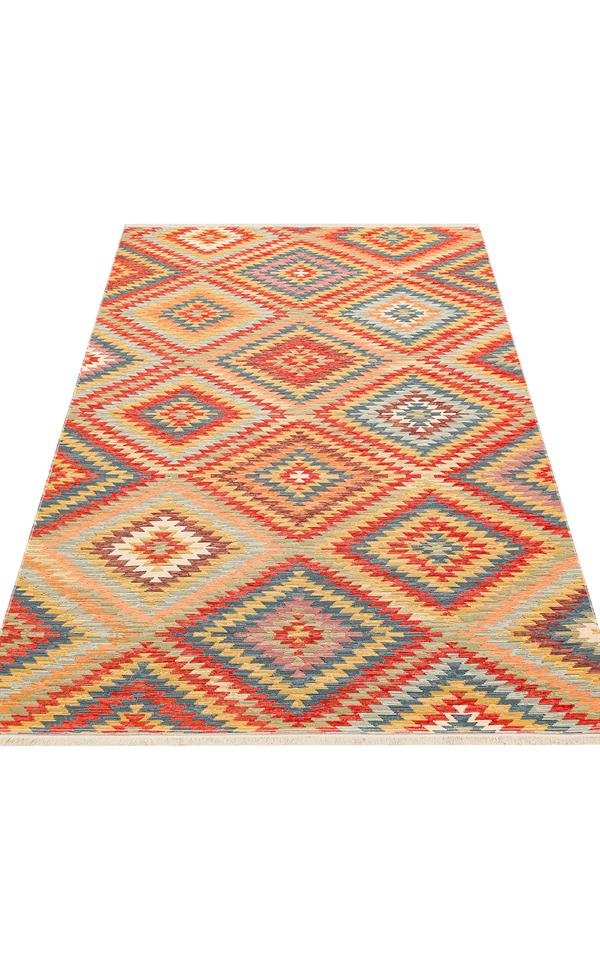 NOMAD NMD 07 Terracotta halı - Polyester Şönil ve Geri Dönüşümlü Pamuk malzemeden üretilmiş (görünüm 6)