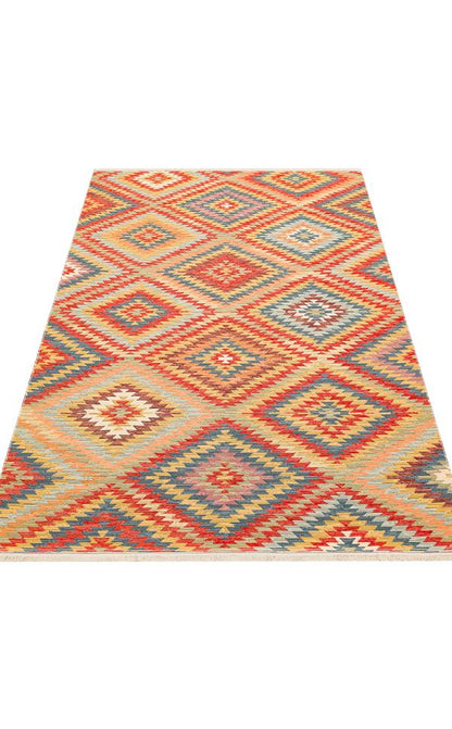 NOMAD NMD 07 Terracotta halı - Polyester Şönil ve Geri Dönüşümlü Pamuk malzemeden üretilmiş (görünüm 6)