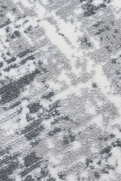 NORA NOR 02 Gri halı - 100x200, 100x300, 120x180, 160x230 ölçü seçenekleri