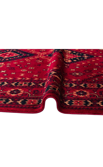 NOSTALJI 961 Kırmızı halı - Lyocell ( TENCEL™ ) malzemeden üretilmiş