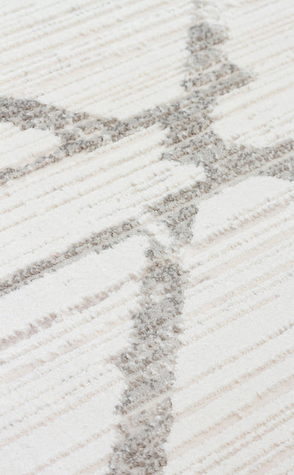 PADONA PDN 02 Krem Gri halı - 300x400, 240x340, 80x150, 120x180 ölçü seçenekleri