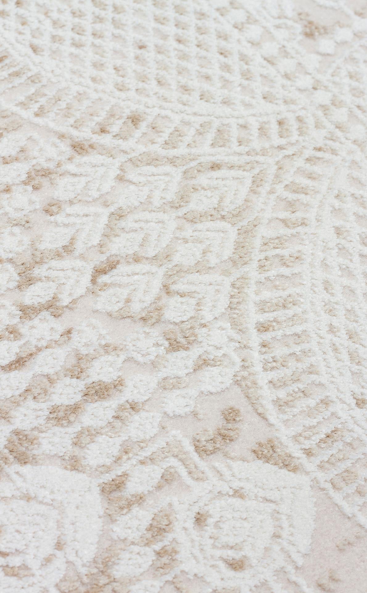 PADONA PDN 05 Krem Vizon halı - 80x150, 80x300, 300x400, 160x230 ölçü seçenekleri