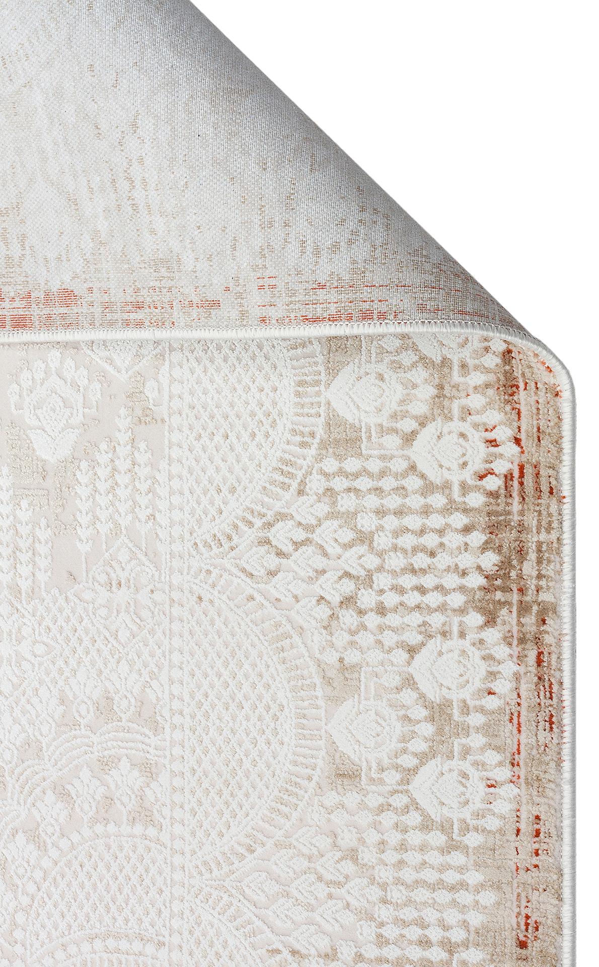 PADONA PDN 05 Krem Vizon halı - Mikropolyester ve Akrilik malzemeden üretilmiş (görünüm 6)