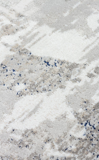 PADONA PDN 06 Gri Lacivert halı - 80x150, 300x400, 80x300, 240x340 ölçü seçenekleri