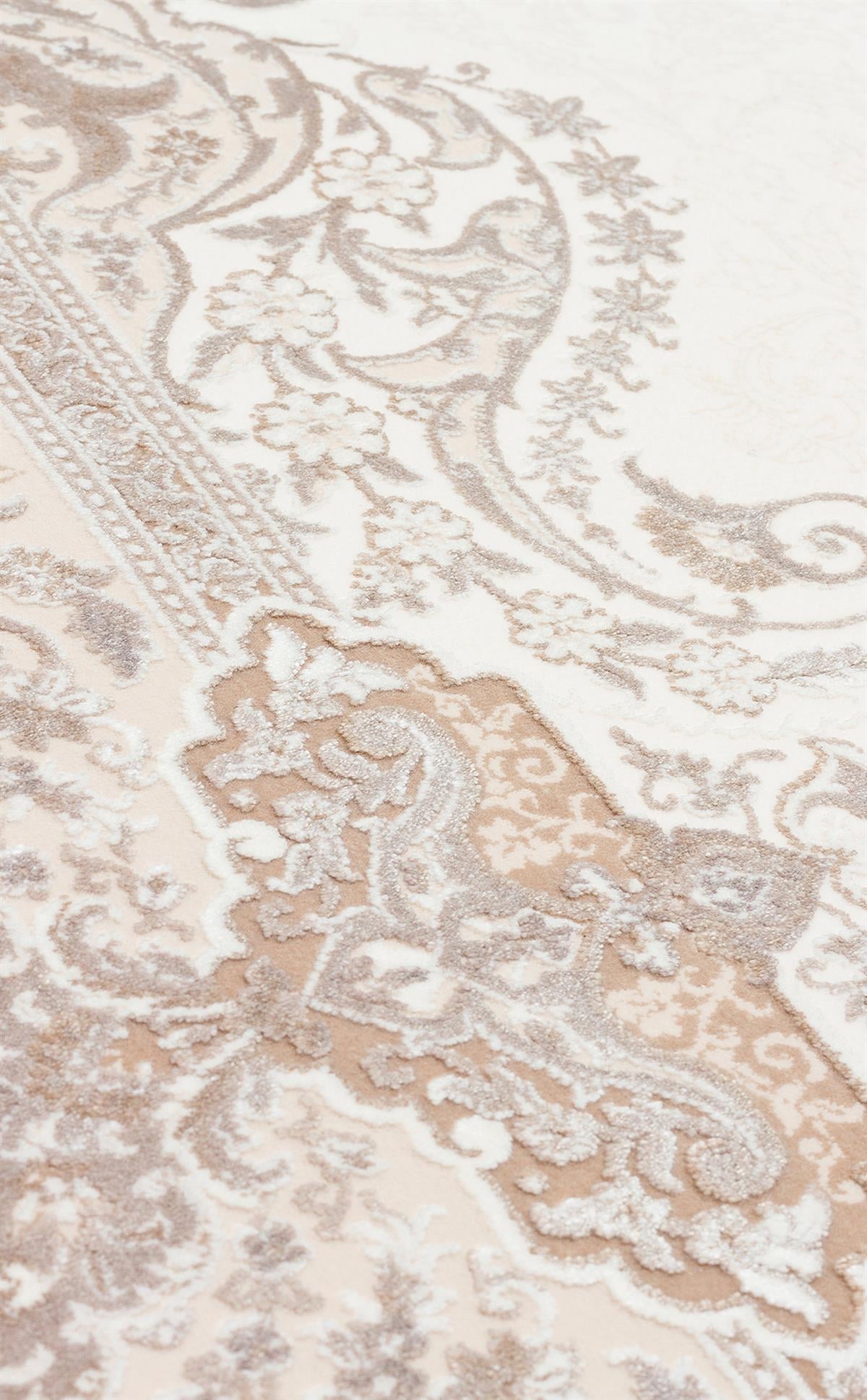 PALMIRA PLM 01 Krem Bej halı - 200x290, 160x230, 300x400, 240x340 ölçü seçenekleri