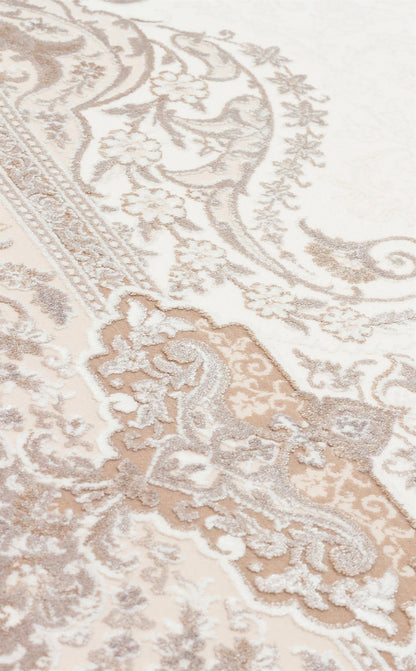 PALMIRA PLM 01 Krem Bej halı - 200x290, 160x230, 300x400, 240x340 ölçü seçenekleri