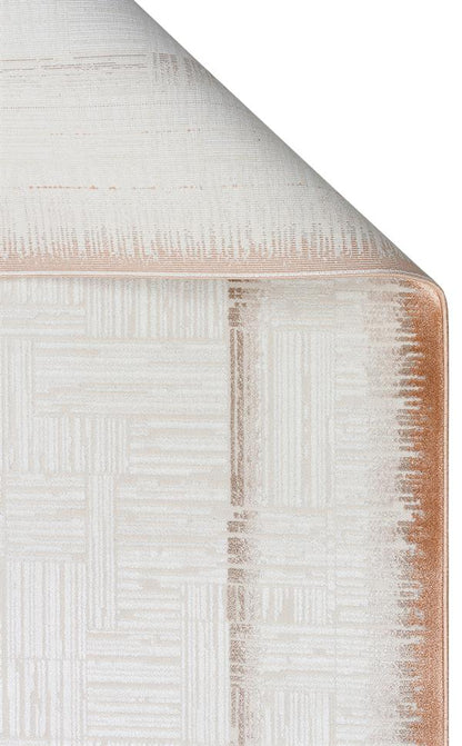 PARMA PAR 01 Terracotta halı - Akrilik ve Polyester malzemeden üretilmiş (görünüm 6)