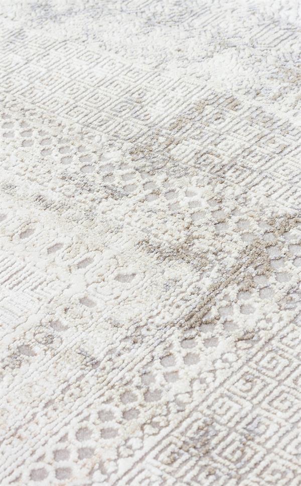 PASSAGE PLZ 02 Krem Vizon halı - 100x300, 100x200 ölçü seçenekleri